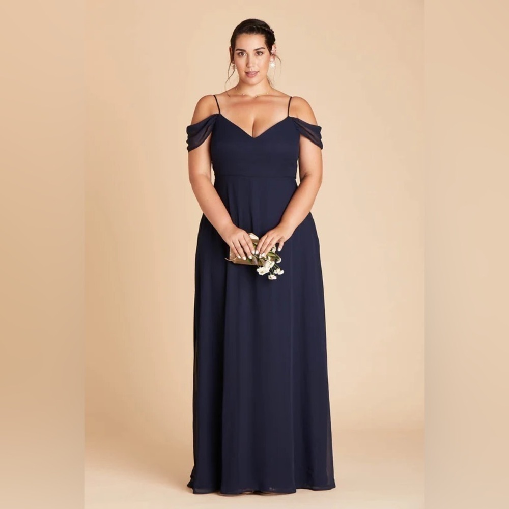 NWT Birdy Grey Devin Convertible Dress in Chiffon Navy